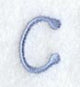 Dots Letter C - 2 inch