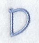 Dots Letter D - 2 inch