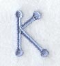 Dots Letter K - 2 inch
