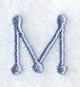 Dots Letter M - 2 inch