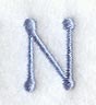 Dots Letter N - 2 inch