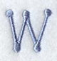 Dots Letter W - 2 inch