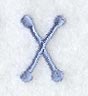 Dots Letter X - 2 inch