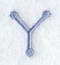 Dots Letter Y - 2 inch