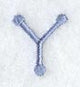 Dots Letter Y - 2 inch
