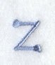 Dots Letter z - 2 inch