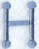 Dots Letter H - 2 inch