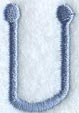 Dots Letter U - 2 inch