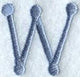 Dots Letter W - 2 inch