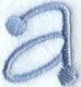 Dots Letter a - 2 inch