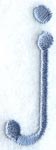 Dots Letter j - 2 inch