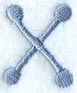 Dots Letter x - 2 inch