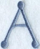 Dots Letter A - 2 inch