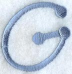 Dots Letter G - 2 inch