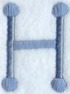Dots Letter H - 2 inch