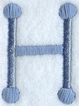 Dots Letter H - 2 inch