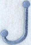 Dots Letter J - 2 inch