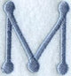 Dots Letter M - 2 inch