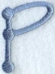 Dots Letter P - 2 inch