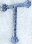 Dots Letter T - 2 inch