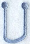 Dots Letter U - 2 inch
