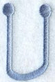 Dots Letter U - 2 inch