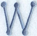 Dots Letter W - 2 inch