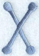 Dots Letter X - 2 inch