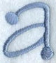 Dots Letter a - 2 inch