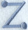 Dots Letter z - 2 inch