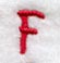 Kids Upper Case Letter F - 3 Inch