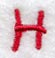 Kids Upper Case Letter H - 3 Inch