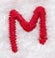 Kids Upper Case Letter M - 3 Inch