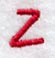 Kids Upper Case Letter Z - 3 Inch