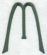 Agatha Letter M (3 Inch)