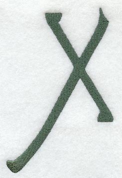 Agatha Letter X (3 Inch)