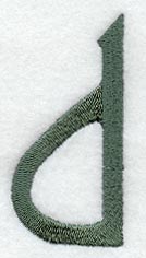 Agatha Lower Case Letter d (3 Inch)