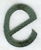 Agatha Lower Case Letter e (3 Inch)