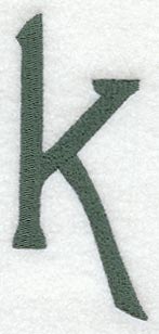 Agatha Lower Case Letter k (3 Inch)