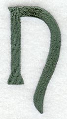 Agatha Lower Case Letter n (3 Inch)