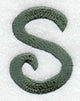 Agatha Lower Case Letter s (3 Inch)