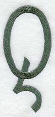 Agatha Letter Q (3 Inch)