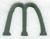Agatha Lower Case Letter m (3 Inch)