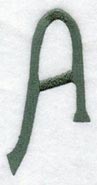 Agatha Letter A (3 Inch)