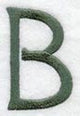 Agatha Letter B (3 Inch)