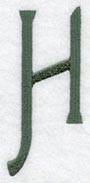 Agatha Letter H (3 Inch)