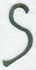 Agatha Letter S (3 Inch)