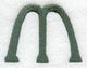 Agatha Lower Case Letter m (3 Inch)