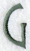 Agatha Letter G (3 Inch)