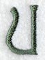 Agatha Letter U (3 Inch)